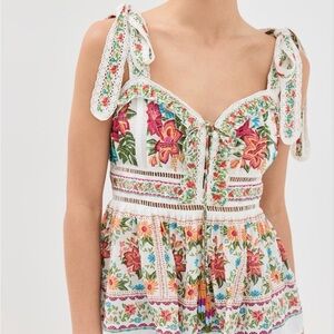 FARM Rio Multicolor Floral Blouse